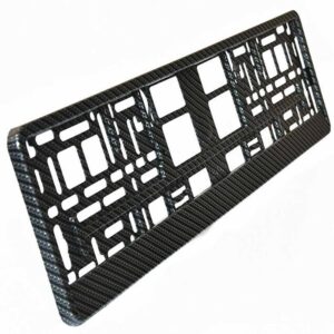 CARBON EFFECT NUMBER PLATE HOLDER