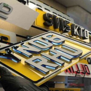 Custom 4D Number Plates